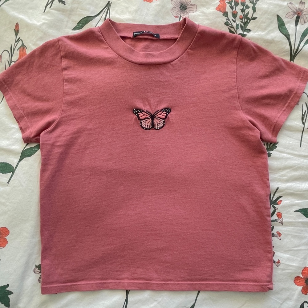 BRANDY MELVILLE Helen butterfly top💗